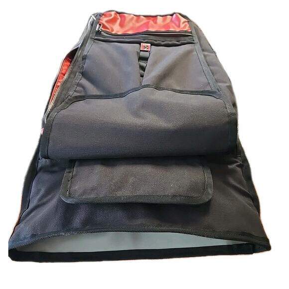 Chrome Waterproof Soyuz Rolltop Backpack Laptop Bag Black Red - Picture 6 of 6